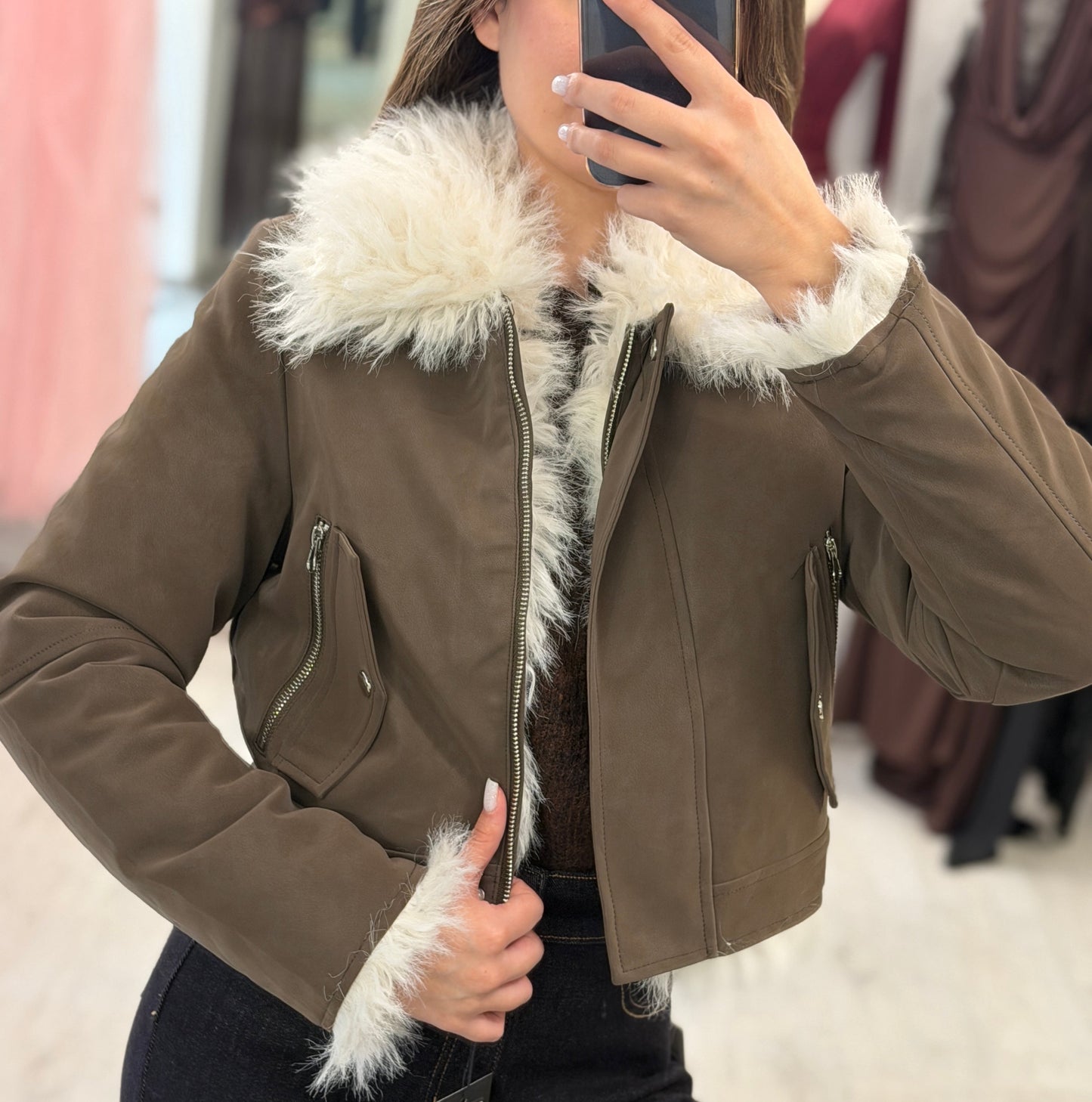 Giacca/Pelliccia DOUBLE-FACE