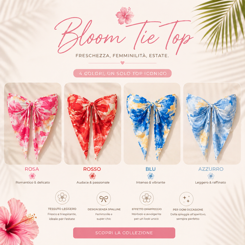 Bloom tie top